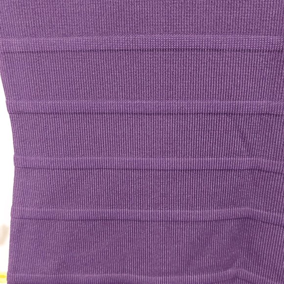 Jacob Body-Con Purple Stretch-Knit Tank Dress Size S - Picture 2 of 5